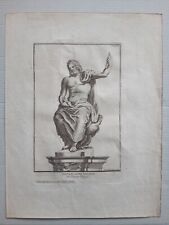Antica incisione 1704 Francesco Faraone Aquila Statua Giove tonante 50,5x38,3 cm comprar usado  Enviando para Brazil
