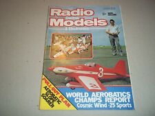 Radio control models for sale  BRISTOL