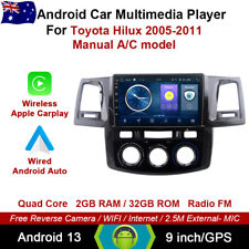 GPS estéreo veicular 9" Android 13 Auto Carplay para Toyota Hilux 2005-2011 unidade principal comprar usado  Enviando para Brazil