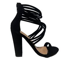 Shoe Republic LA Drifta Strappy Heel Black Womens Size 6, used for sale  Shipping to South Africa