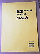 Roadrunner drivers handbook for sale  NORTH WALSHAM