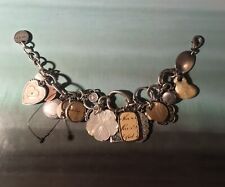 NEW Miglio Charm Bracelet Locket Charms Swarovski Crystals Approx 20 Charms, used for sale  Shipping to South Africa