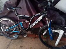 Muddyfox Recoil24 24 Inch Boys All Terrain Mountain Bike Black And Blue. for sale  LEICESTER