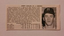 Johnny Logan & Bob Montag 1950 Milwaukee Brewers Panel comprar usado  Enviando para Brazil