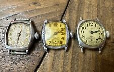 Lote de 3 relógios de pulso masculinos antigos um Waltham (funciona) e dois Elgin para REPARO, usado comprar usado  Enviando para Brazil