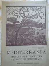 Mediterranea aprile 1933 usato  Roma