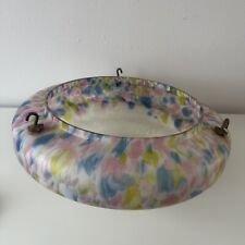 Colourful Vintage Flycatcher Glass Pendant Ceiling Light Shade Mottled Marbled for sale  Shipping to South Africa