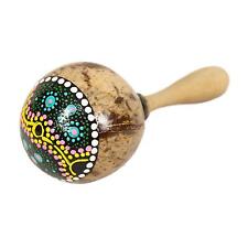 Coconut bowl maracas for sale  Shipping to Ireland