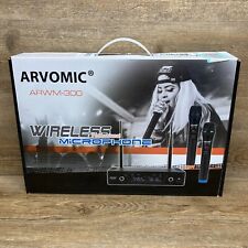 Microfone Arvomic ARWM-300 profissional sem fio estado caixa aberta comprar usado  Enviando para Brazil