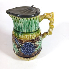 Antique majolica syrup for sale  Florence