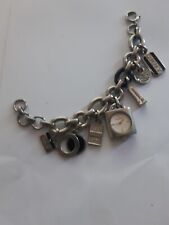 Vintage DKNY Charm Bracelet Watch Ladiea Working for sale  Shipping to South Africa