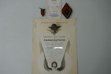 Insigne brevet parachutiste d'occasion  France