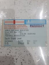 2002 england greece for sale  FLEETWOOD