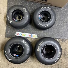 Set Of 4 Metric Pattern 5”Go Kart Racing Wheels Barstool Wagon, used for sale  Shipping to South Africa