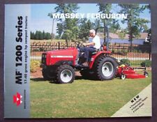 Massey Ferguson 1200 Series Compact Tractors Dealer Sales Brochure - 2001, used for sale  Canada