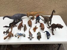 Usado, Lote de 18 bonecos de dinossauro Schleich - muitos aposentados - T-Rex Triceratops Raptor comprar usado  Enviando para Brazil