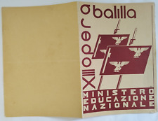 Bp148 pagella fascista usato  Tramonti