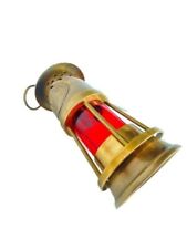 Lamp brass red for sale  Shipping to Ireland