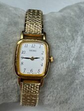Vintage Seiko 1N00-5K29 Relógio de Quartzo Tom Dourado Nova Bateria comprar usado  Enviando para Brazil