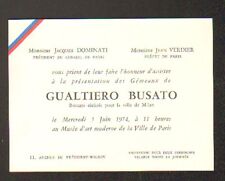 Paris carte invitation d'occasion  Baugy