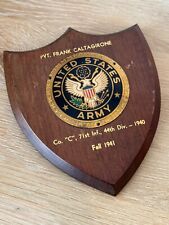 Ww2 army plaque for sale  PLYMOUTH