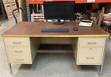 wood veneer office desk for sale  Payson