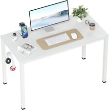 Sunon Computer Desk with Hook and Adjustable Feet, Study Table Workstation Home, used for sale  Shipping to South Africa