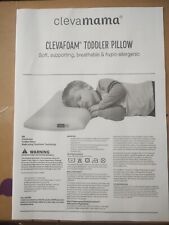 Clevamama toddler pillow for sale  MELTON MOWBRAY