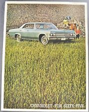 1965 chevrolet brochure for sale  Olympia