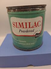 Usado, Vacío Similac vintage década de 1950 1 lb. Lata de fórmula de metal de uso clínico, usada segunda mano  Embacar hacia Argentina