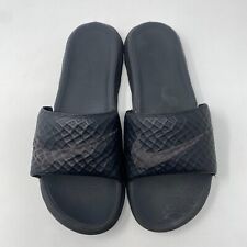 Sandalias para hombre Nike Benassi Solarsoft talla 12 extensiones negras antracita 705474-091 segunda mano  Embacar hacia Mexico