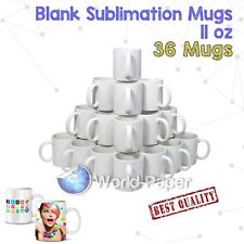 Sublimation mugs white for sale  Shipping to Ireland