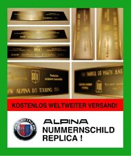 Alpina nummernschild replica for sale  Shipping to Ireland