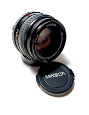 Minolta MD Rokkor-X 50mm 1:1.7  Lens + Caps Japan Excellent Condition for sale  Shipping to South Africa