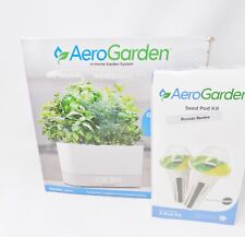 AeroGarden Harvest 100690-WHT White 6 Pods Home Hydroponic Garden System +Pod Ki for sale  Shipping to South Africa