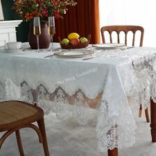 Tablecloth Embroidered Luxury Table Dining Table Cover Tv Cabinet Dust Cover for sale  Shipping to South Africa