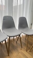 Grey chairs scandi for sale  TELFORD