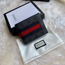 Carteira Gucci Bifold GG Supreme Web Preta comprar usado  Enviando para Brazil