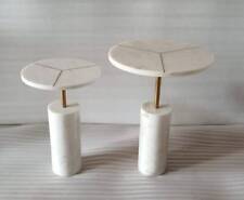 Marble side table/ Marble and brass end table/ Marble night table/ Marble lamp for sale  Shipping to South Africa