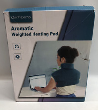 Almofada de aquecimento Comfytemp aromática ponderada pescoço ombro elétrico aquecido 19"x22" comprar usado  Enviando para Brazil