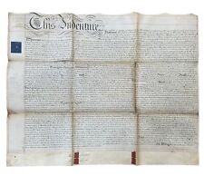 1827 antique indenture for sale  LEICESTER