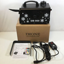 IMONE SM-900 Preto Controle Remoto 900 Watts Natal LED Máquina de Neve com Manual comprar usado  Enviando para Brazil