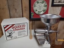 Vintage The Original All-Metal SQUEEZO Strainer - In Box w/ Accessories for sale  Shipping to South Africa