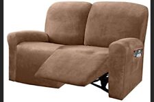 Capa de assento reclinável Love, 48" - 65" L, 6 peças veludo stretch namoradeira reclinável comprar usado  Enviando para Brazil