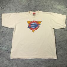 Camisa de colección Air Mail para hombre XXL blanca puntada única 1997 estampillas postales de EE. UU. segunda mano  Embacar hacia Argentina