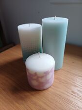 Unused pillar candles for sale  RUTHIN