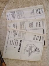 Lot owner manuals for sale  Van Nuys