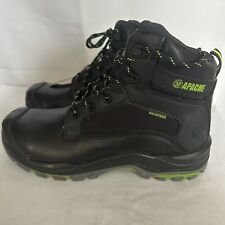 Apache Men’s New Black Waterproof Safety Boots Size 10 for sale  Shipping to South Africa