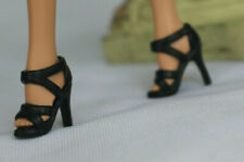 Boneca Barbie preta salto com tiras sapatos acessório de moda ajuste modelo musa regular comprar usado  Enviando para Brazil
