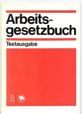 Arbeitsgesetzbuch ddr textausg gebraucht kaufen  Zepernick